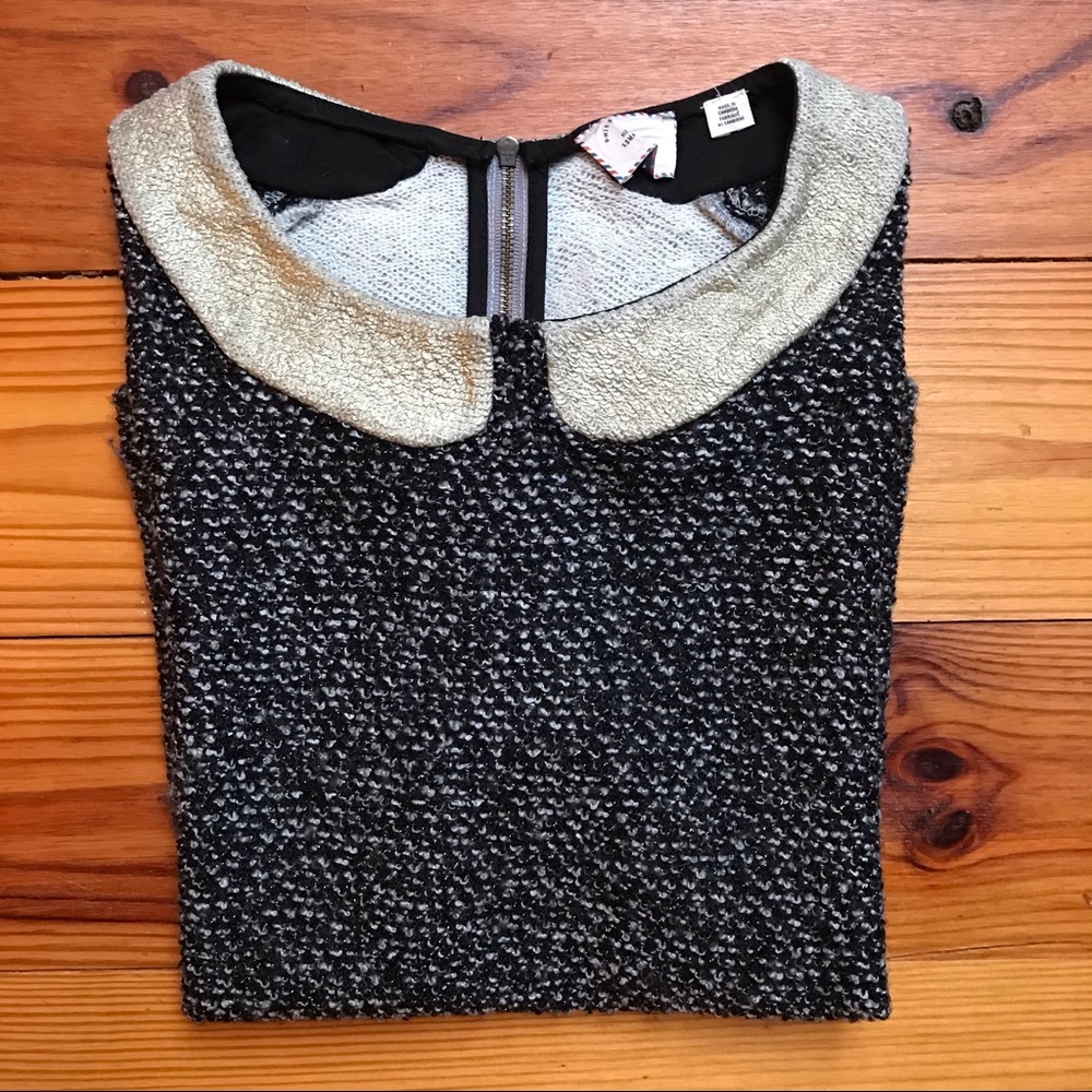 Anthropologie Collar Formal Wednesday Adams Top, EUC, XS - Picture 12 of 12